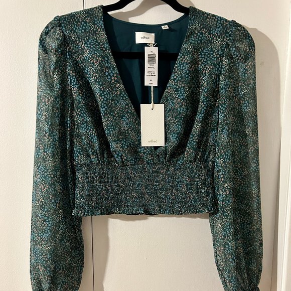BNWT Aritzia Wistful (Genoa) Blouse in Small - Picture 1 of 7